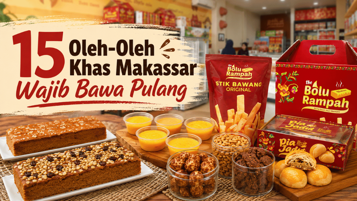 15 Oleh-Oleh Khas Makassar Wajib Bawa Pulang