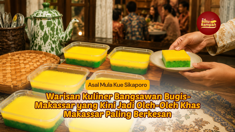 Asal Mula Kue Sikaporo: Warisan Kuliner Bangsawan Bugis-Makassar yang Kini Jadi Oleh-Oleh Khas Makassar Paling Berkesan